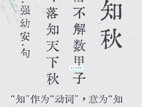 落叶知秋的意思你知道吗古人如何通过落叶预测秋天 落叶知秋的意思你知道吗古人如何通过落叶预测秋天