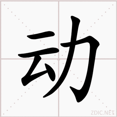 动字组词