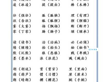 琐字组词有哪些?常见组词大揭秘!