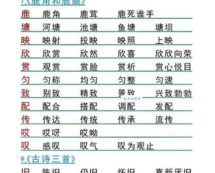 痕组词语有啥特点?专家给你详细解读