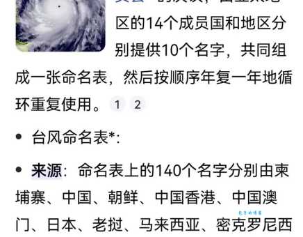 台风名字怎么取的？看完这篇你就全懂了！