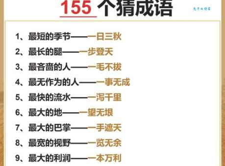 全面开荒打一成语谜底是啥？揭秘正确答案！