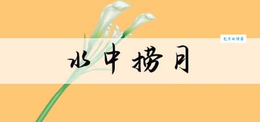 水中捞月意思水中捞月解释