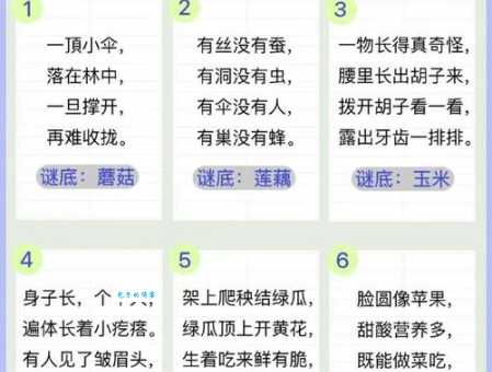 木兰之子打一农作物，这个经典谜语你知道吗？