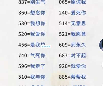 521什么意思爱情含义，让你瞬间读懂TA的心！