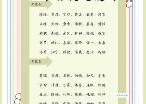 家人群取名叫什么比较有爱？超暖心的名字帮你增进感情！