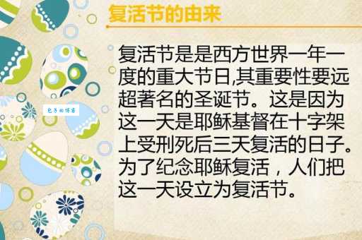 复活节的来历和意义：这些习俗你知道多少？