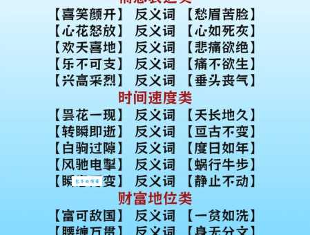 往往的反义词有哪些？这些常见词汇一定要收藏！