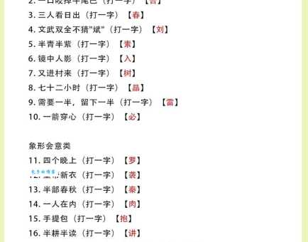 身残心不残打一字谜底是什么?教你快速猜出这个字!
