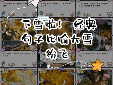 大雪纷飞造句大全，教你写出好听又生动的句子！