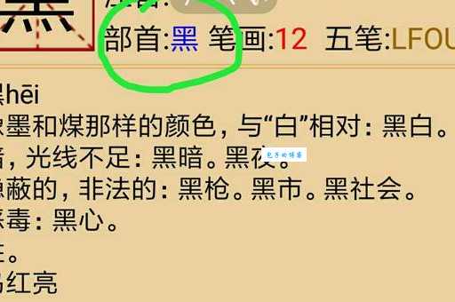 黑的笔顺是什么？掌握黑字笔顺演示和书写规范