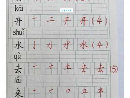 力字的笔顺是什么?掌握正确书写步骤让练字变简单!