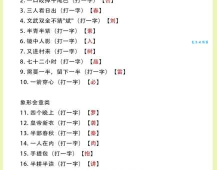 藏头露尾打一生肖怎么猜？其实谜底就藏在这几个字里