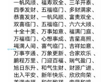 虎年吉祥寓意好的四字成语推荐，让你新年好运连连！