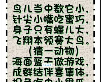 无所不知打一准确动物是什么？看完这个谜底就明白了