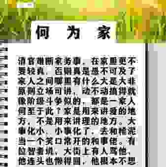 “清官能断家务事”这句话的真正意思是什么呢？