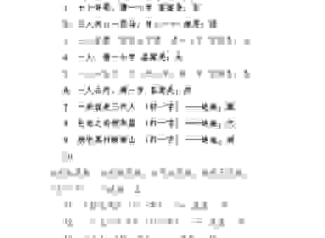 没有哥哥打一字是什么字?这个谜题答案超简单!