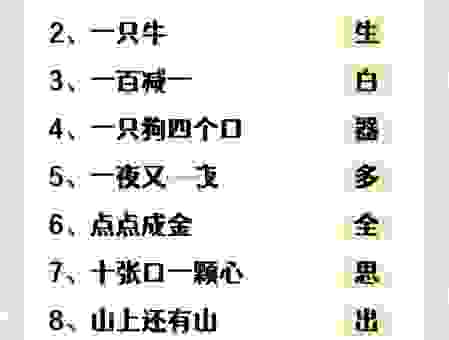 猜字谜：重点支援大西北打一字 简单方法帮你破解