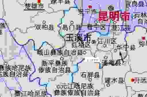 大家都在问的,昆明到底属于哪个省的地图!